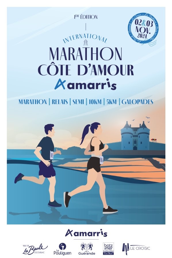 💥OC Sport Outdoor : 1ère édition du Marathon International de la Côte d’Amour Amarris les 2 et 3 novembre 2024